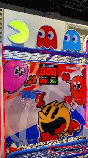 Pac-Man Baller Jr. brings classic arcade fun to younger players with a smaller, kid-friendly build. The compact size makes it easy for children to step up, shoot, and enjoy quick, energetic play. | Betson Enterprises