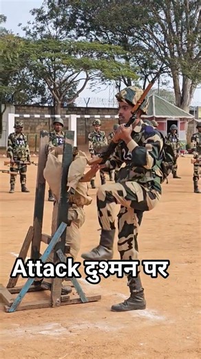 Attack with courage , original देखे related vedio में #faujilyfstyle #bsflife #shortsfeed #army