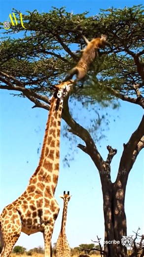 Giraffe vs Tiger The Ultimate Battle of Giants AI Cinematic Simulation #shorts