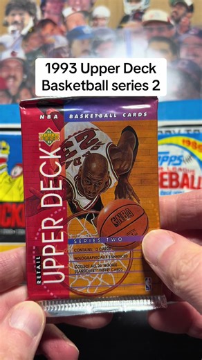 1993 Upper Deck Basketball Series 2 Card Pack Opening