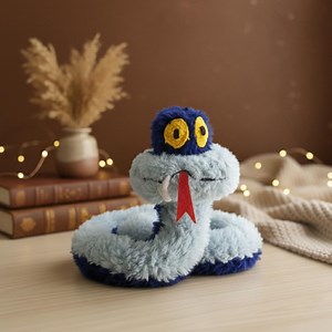 Zootopia Inspired Gary De'snake Crochet Pattern Blue Snake Plush Toy Mini Scaf - Etsy Canada