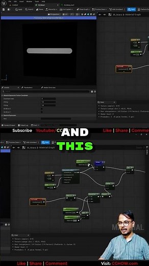 Creating Wavy Liquid UI Effects in Unreal Engine 5 #shorts