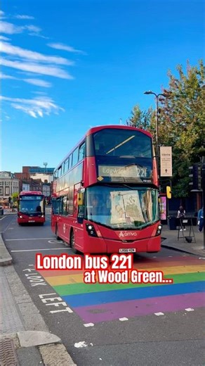 London Bus 221 At Wood Green Station #shorts #shortsbeta