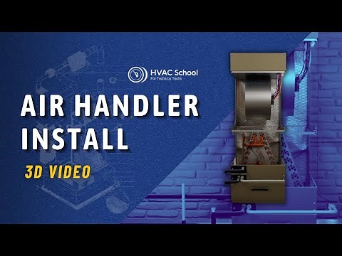 Air Handler Install 3D (AC / Heat Pump)