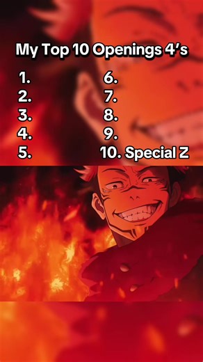 Mon TOP 10 des meilleurs quatrièmes openings d'anime