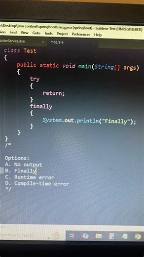 What will be the output #corejava #interviewquestions #LearnToCode #techeducation #programminghumor