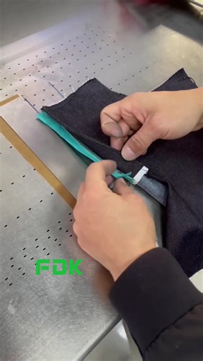 Automated Sewing Process for Jeans Placket
