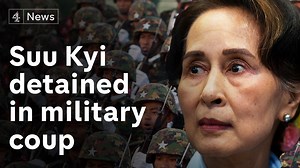 Myanmar’s armed forces have seized power and declared a state of emergency, detaining the elected leader Aung San Suu Kyi and other senior members of her ruling party. | Channel 4 News