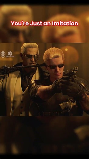 The clone couldn't hang with the original #shorts #residentevil #wesker