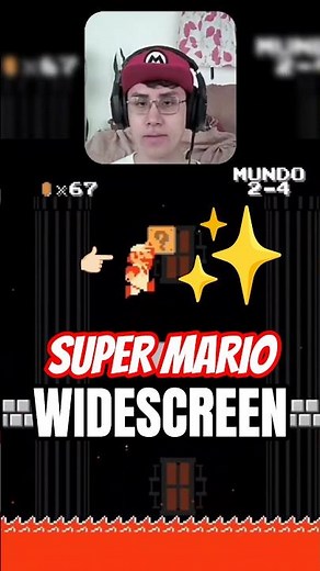 Widescreen SUPER MARIO 🍄 #shorts