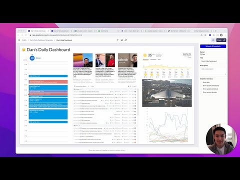 Using Plus to build a daily dashboard without setting up any integrations