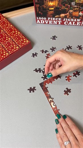 3.3K views · 11 reactions | Build my puzzle advent calendar with me! #puzzles #adventcalendar #christmascountdown #puzzletime #christmasvibes | Lucky Little Penny Crafts | Facebook