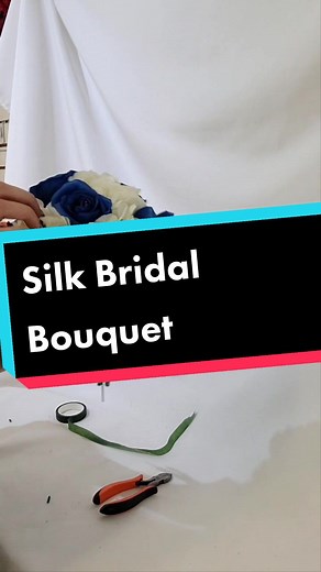 Making a silk bridal bouquet - custom ordered! #fauxflowers #floristtok #silkflowers #weddingflorist #floristsoftiktok #bridalbouquet #weddingtok #florist #customweddingbouquet