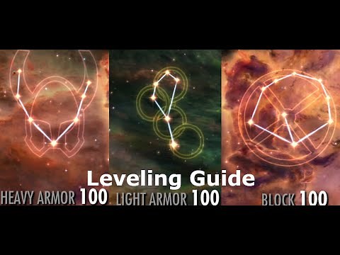 Skyrim Heavy/Light Armor and Block Leveling Guide
