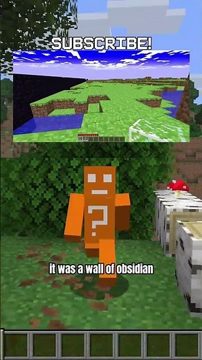 The oldest structure in minecraft!😲 #minecraft #gaming #minecraftbuilding #minecraftstructure