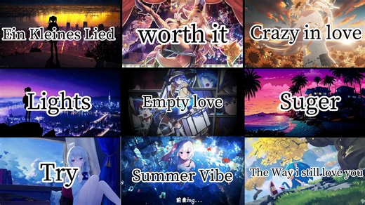 “节奏感小曲，英文歌合集”