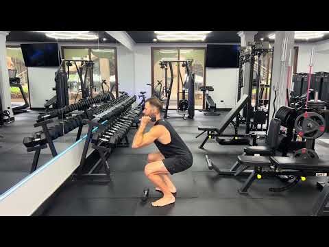 Single Arm Dumbbell Thruster — Quick Technique Demo