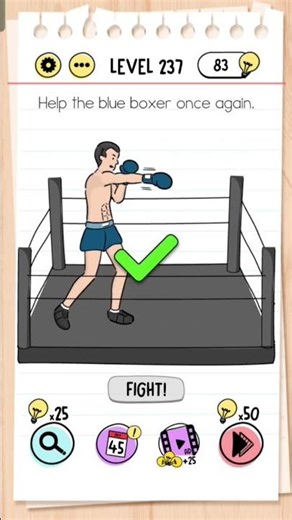 Brain test level 237 solution