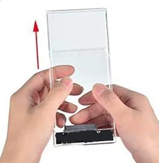 USB3.0 2.5インチ HDD/SSDケース USB3.0接続 SATA III 外付けハードディスク使い方裏蓋を外す