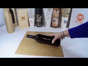 How to wrap a wine bottle By PPOVA.com