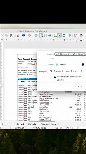 What is The Best Free Bank Statement Editor for Mac and Windows? #tutorial#editbankstatement #howto