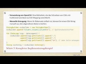 Wie man JPA Repository Daten als CSV in Vaadin herunterlädt
