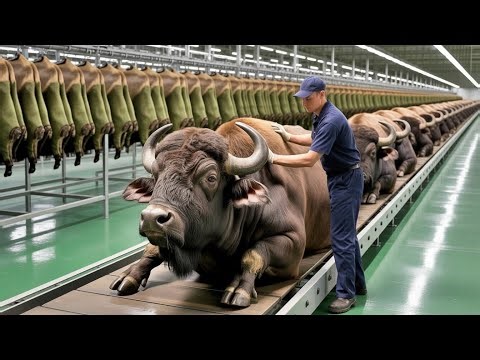 Full Process | From Buffalo Hide to Luxury Goods – The Hidden Million-Dollar Business