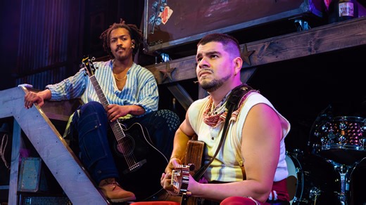 Off-Broadway 'looped' show tells fascinating tale in story, song