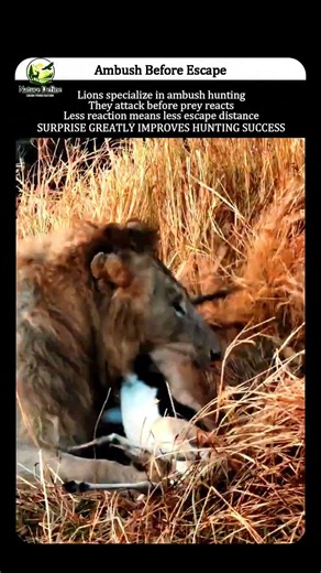 Why Lions Attack Resting Prey