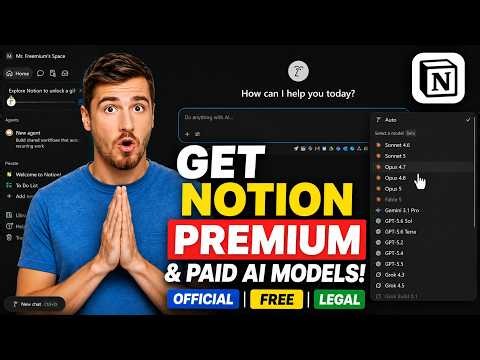 Get Notion Free Premium Business | Use Premium AI Models Free Legally Using Official Giveaway
