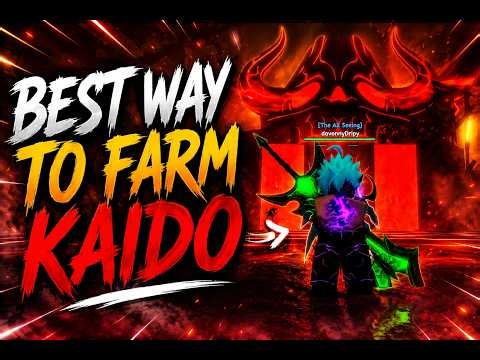 Best Way To Farm KAIDO!! INSANE DMG! (GrandPieceOnline) Roblox
