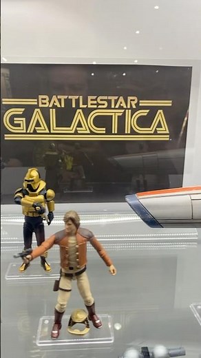 New Battlestar Galactica 3.75 action figure and colonial viper by factory X entertainment #sdcc2025
