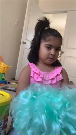 Adorable Girl Plays with Her Doll: Cute and Engaging Kid Moments#kidsplaying #dollplay