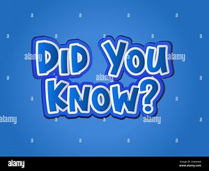 Did you know banner. Know you vector sticker template. Question for quiz or video blog. Design template Stock Vector Image & Art - Alamy