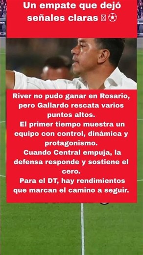 Un empate que dejó señales claras 👀⚽