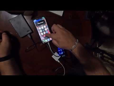 How to Use External Hard Drive With iPhone WD My Passport Atolla 3.0 USB HUB Apple USB 3 [Continued]