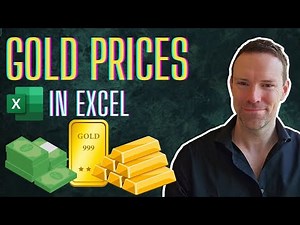 3 surprising ways to get GOLD prices in Excel!