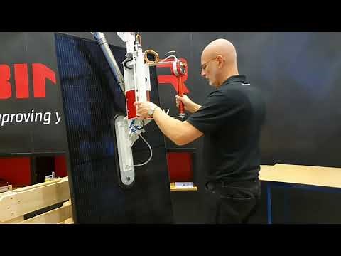 Ergo-Glass Pneumatic Rotation & Tilt with solar panel | Binar Handling