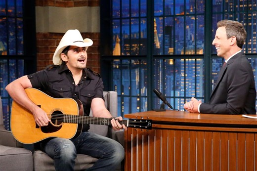 Brad Paisley's "Remix" of the Song He Sang at Seth Meyers' Wedding Gets Marriage Right