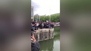 Colston statue torn down and thrown in river during Bristol protest
