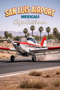 7.5K views · 166 reactions | Watch a Cessna 188 crop duster land at San Luis Airport in Mexicali, Baja California. Low, fast, dusty and precise—agricultural aviation at its finest in the desert. The approach is tight, the rollout is rough, and the aircraft handles it with ease. Sigue abordando conmigo. #aviation #cropsprayer #Cessna188 #BajaCalifornia #Mexicali | Cap Tony Ochoa | Facebook
