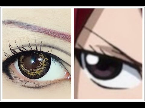 Erza Scarlet | Tutorial : Anime Eye Makeup 65
