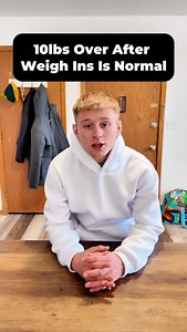 If you’re 10lbs over, don’t freak out! #wrestling #yourenotnormal #water Comment the word “cut” if you want a personalized weight cutting plan! | Purelygreenley