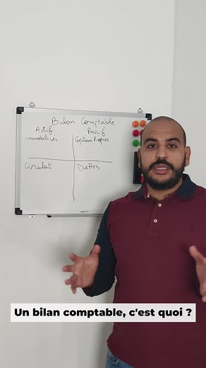 Structure d'un bilan comptable #finance #entreprise #comptabilité