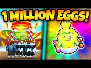Hatching a MILLION Christmas Event Eggs For EVERY SECRET in Tap Simulator!