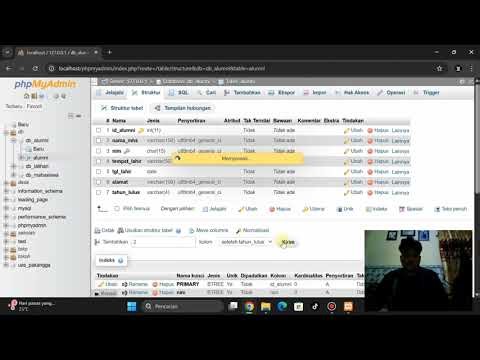 TUGAS PEMBUATAN DATABESE MENGGUNAKAN PHPMYADMIN & CARA MEMBACKUP DATABESE KE DATABESE YANG LAIN