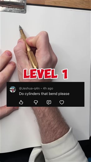 Tap the link in my bio to start the drawing drills course. Iterative cylinder drills are one of the fastest ways to understand 3D space. By bending, distorting, and connecting cylinders, you train foreshortening, depth, and volume without relying on reference. This kind of repetition builds spatial awareness so forms feel solid instead of flat. Drawing Drills uses exercises like this to train your ability to rotate and connect forms confidently in space.