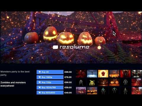 Edmosh - Monsters3D 1080p (with alpha) [ElementPik.com]