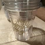 50 Pcs Nautical Cups 12 oz Plastic Nautical Birthday Cups Clear Navigation Disposable Glasses Blue Anchor Beverage Glasses for Home Kitchen Birthday Party Favors Supplies Decoration