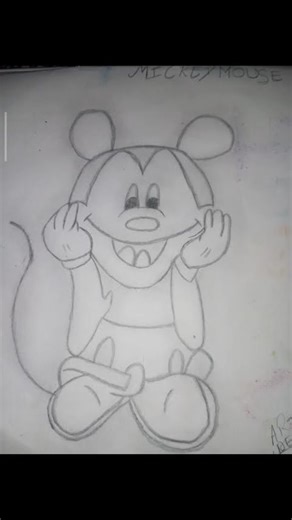 MICKEY MOUSE#cartoon #sketching